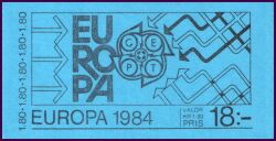 1984  Europa: Konferenz für das Post- und Fernmeldewesen - Markenheftchen