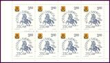 1986  350 Jahre Schwedische Post - Markenheftchen