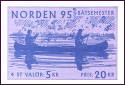 1995  NORDEN `95: Tourismus - Markenheftchen