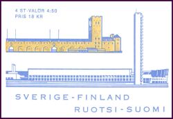 1994  Leichtathletik-Länderkampf Schweden - Finnland - Markenheftchen