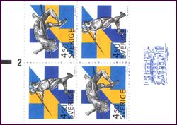 1994  Leichtathletik-Lnderkampf Schweden - Finnland - Markenheftchen