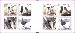 1994  Weltweiter Naturschutz WWF: Vögel - Markenheftchen