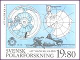 1989  Schwedische Polarforschung - Markenheftchen