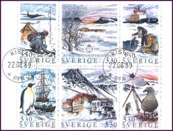 1989  Schwedische Polarforschung - Markenheftchen