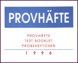 1996  Tag der Briefmarke - Probeheftchen