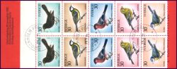 1970  Überwinternde Vögel - Markenheftchen