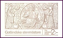 1971  Steinkunst aus der Provinz Gotland - Markenheftchen