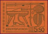 1972  Freimarken: Sportlerinnen - Markenheftchen