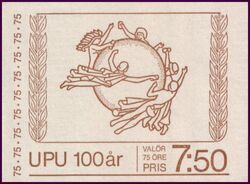 1974  100 Jahre Weltpostverein (UPU) - Markenheftchen