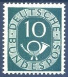 1951  Freimarke: Posthorn 128