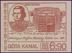 1979  Tourismus - Göta-Kanal - Markenheftchen
