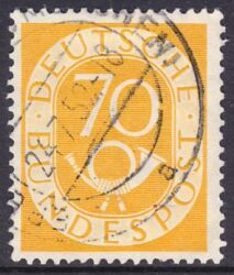 1951  Freimarke: Posthorn 136