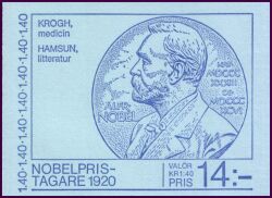 1980  Nobelpreisträger - Markenheftchen