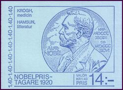 1980  Nobelpreistrger - Markenheftchen
