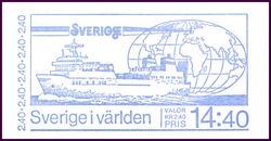1981  Schweden in der Welt - Markenheftchen