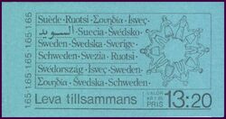 1982  Miteinander leben - Immigranten in Schweden - Markenheftchen