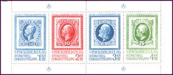 1983  Internationale Briefmarkenausstellung STOCKHOLMIA `86 - Markenheftchen