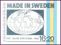 1984  Schwedische Technik - Markenheftchen