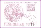 1986  Internationale Briefmarkenausstellung STOCKHOLMIA...