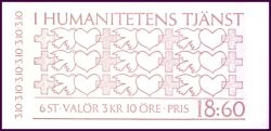 1987  Im Dienst der Humanität - Markenheftchen