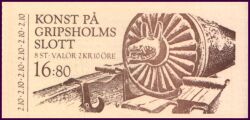 1987  Kunst auf Schloß Gripsholm - Markenheftchen