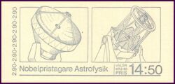 1987  Nobelpreisträger für Astrophysik - Markenheftchen