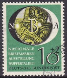 1951  Nationale Briefmarkenausstellung Wuppertal