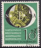 1951  Nationale Briefmarkenausstellung Wuppertal