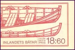 1988  Boote traditioneller Bauart - Markenheftchen