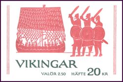 1990  Die Wikinger - Markenheftchen
