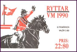 1990  Internationales Reit- und Fahrturnier - Markenheftchen