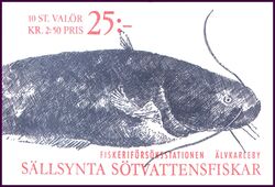 1991  Freimarken: Natur - Swasserfische - Markenheftchen