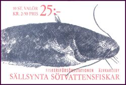 1991  Freimarken: Natur - Süßwasserfische - Markenheftchen