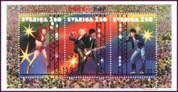 1991  Musik in Schweden: Popmusik - Markenheftchen