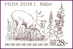 1992  Freimarken: Wildtiere - Markenheftchen