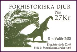 1992  Prähistorische Tiere - Markenheftchen