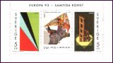 1993  Europa: Zeitgenössische Kunst - Markenheftchen