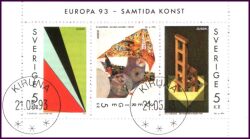 1993  Europa: Zeitgenössische Kunst - Markenheftchen