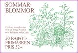 1993  Rabatt-Freimarken: Sommerblumen - Markenheftchen