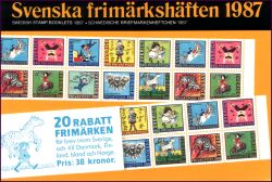 1987  Jahrgang - Markenheftchen