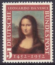 1952  500. Geburtstag von Leonardo da Vinci