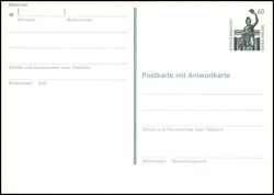 1989  Sehenswürdigkeiten - Doppelkarte mit Scherensymbol