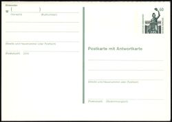 1989  Sehenswürdigkeiten - Doppelkarte ohne Scherensymbol