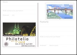 2001  Intern. Briefmarken-Messe PHILATELIA