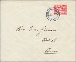 1935  Schwedische Feldpost im Saargebiet