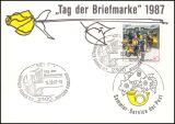 1987  Werbekarte der DBP - Tag der Briefmarke