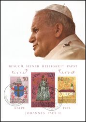 1985  56 - Besuch von Papst Johannes Paul II. in Liechtenstein