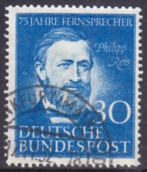 1952  75 Jahre Telefon in Deutschland - Philipp Reis