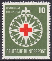 1953  Geburtstag von Henri Dunant - Rotes Kreuz