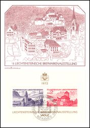 1972  8. Liechtenstein Briefmarkenausstellung